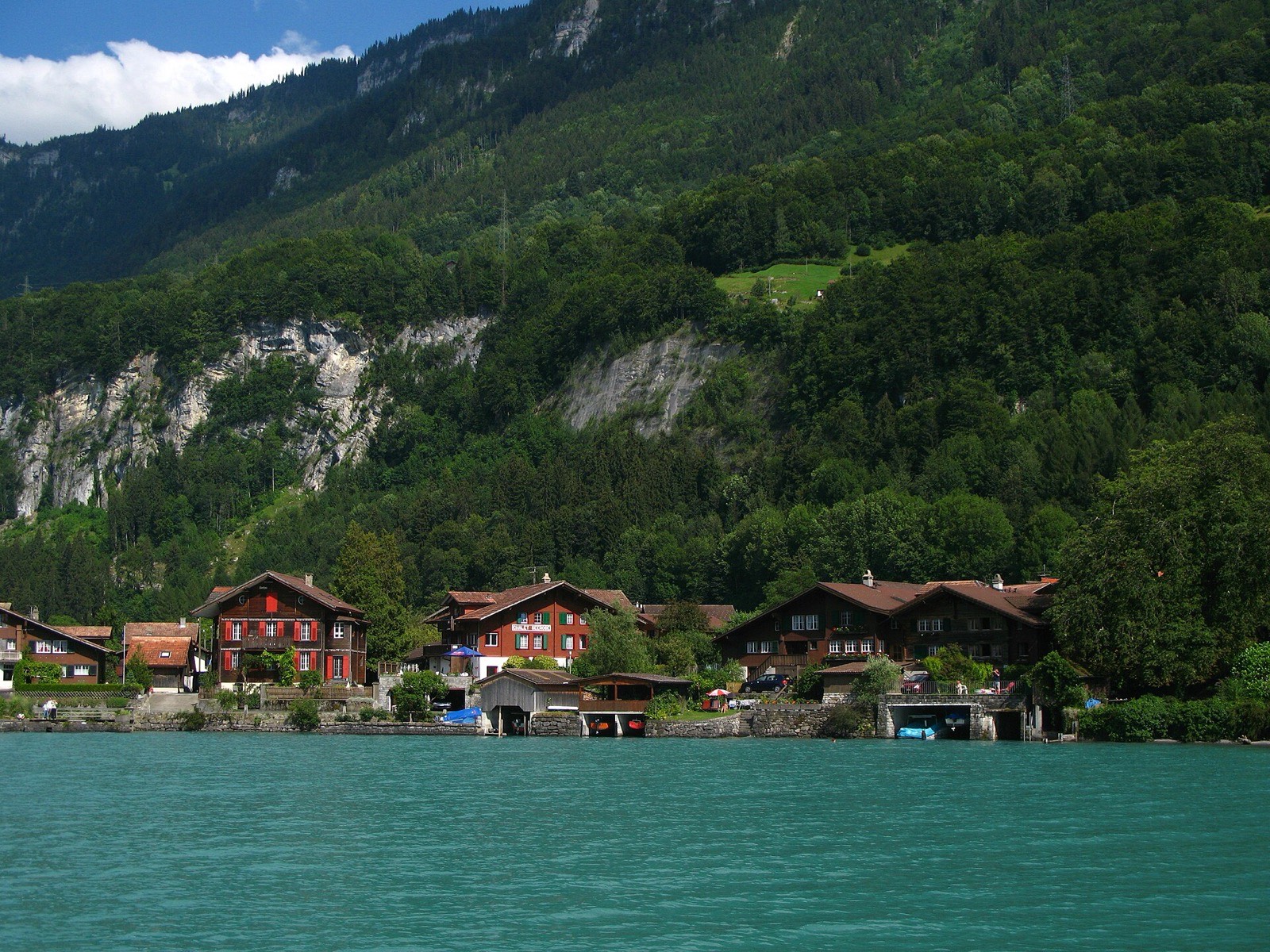 Iseltwald on Lake Brienz