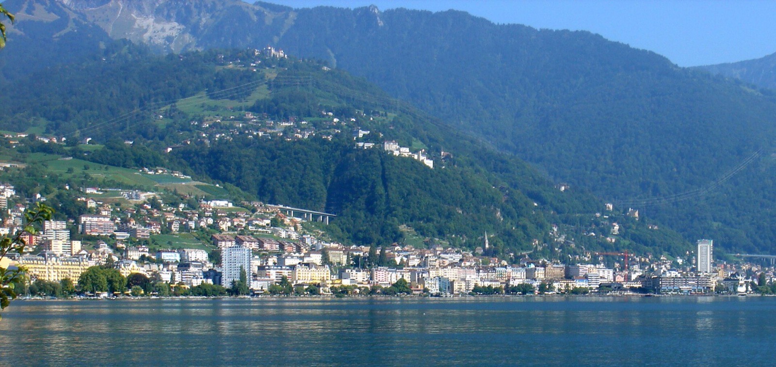 Montreux from Lake Geneva